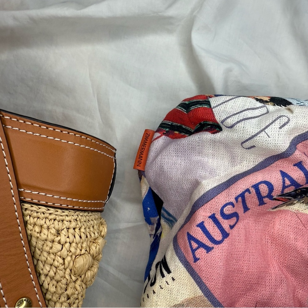 Zimmermann Raffia Bucket Bag - Picture 9 of 9